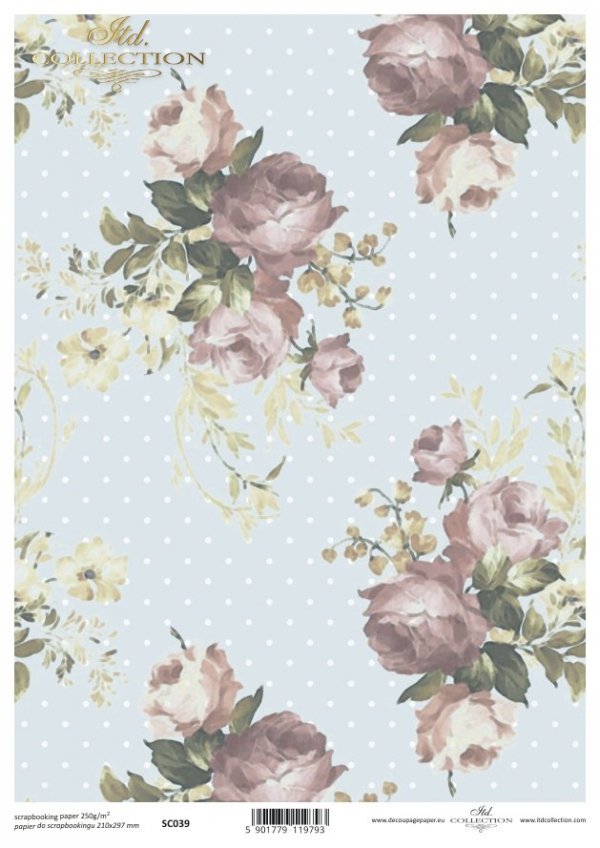 Papier für Scrapbooking SC0039