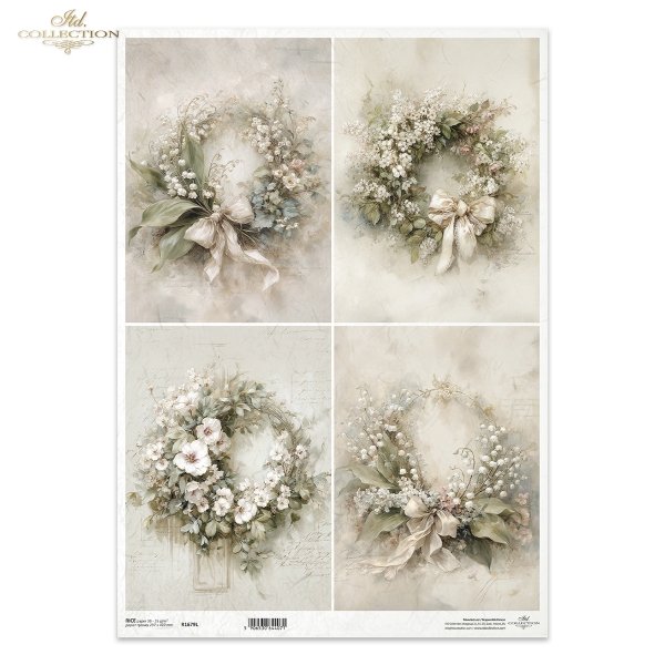 PL: kwiaty, ramy, styl vintage, pastele, elegancja, dekoracja, delikatność, akwarela, botanika, wianki. EN: flowers, frames, vintage style, pastels, elegance, decoration, delicacy, watercolor, botany, wreath