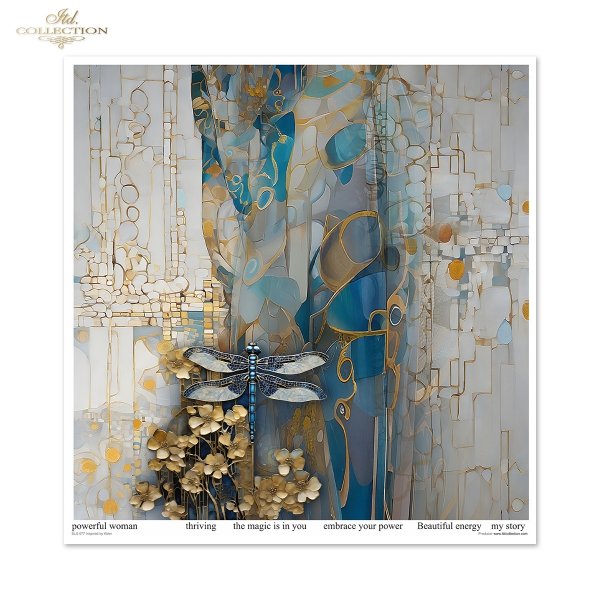 Set von Papieren für Scrapbooking SLS-077 Inspired by Klimt