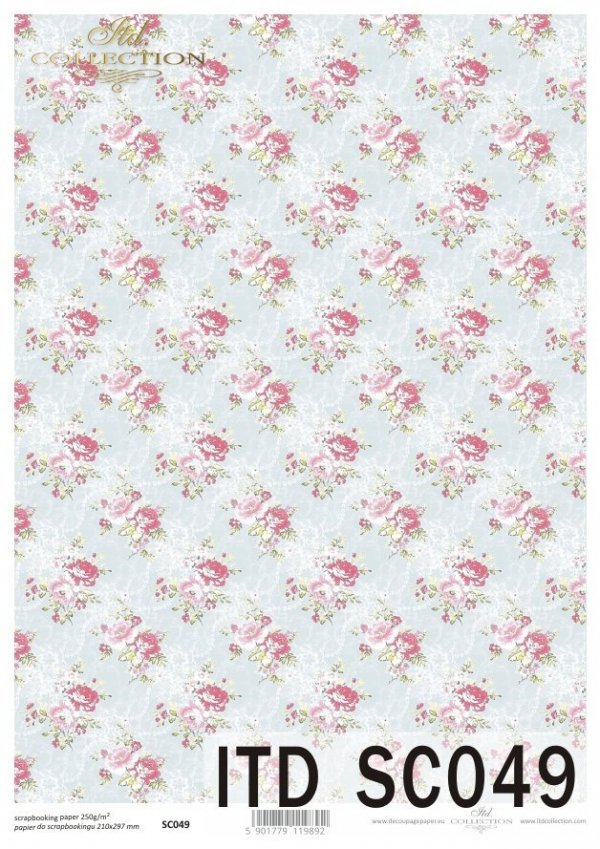 Papier für Scrapbooking SC0049