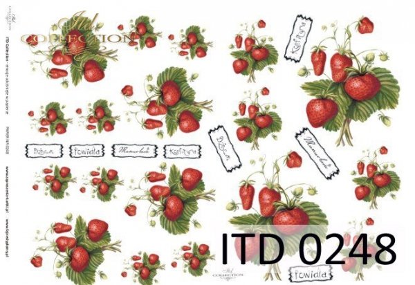Papier für Serviettentechnik und Decoupage D0248M