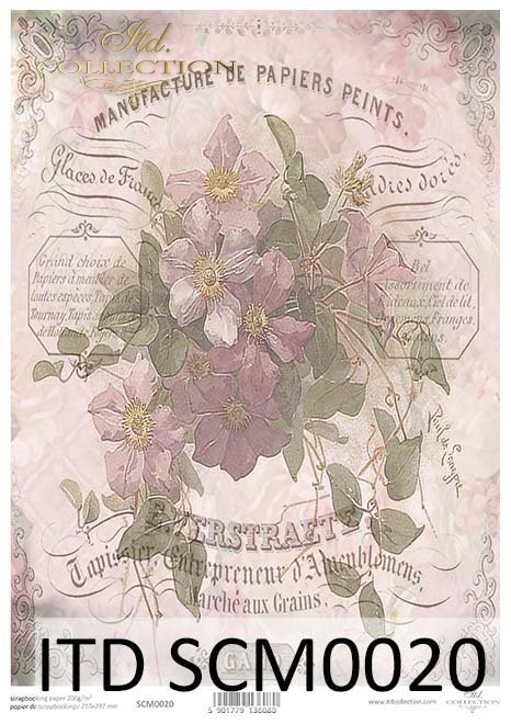 Papier scrapbooking Vintage*Vintage scrapbooking paper