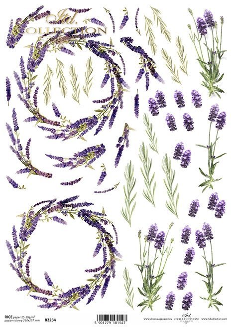 lawenda, wieniec z lawendy*lavender, lavender wreath*Lavendel, Lavendelkranz*lavanda, corona de lavanda