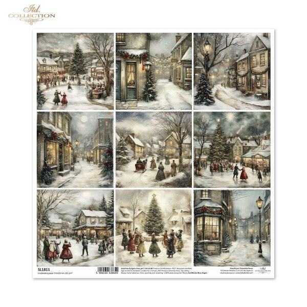 Stary Rynek, Boże Narodzenie, ludzie, lodowisko, świąteczny czas, domki, krajobraz, zimowa sceneria*Old Market Square, Christmas, people, ice rink, festive season, cottages, landscape, winter scenery*Alter Markt, Weihnachten, Menschen, Eisbahn, Festtage, 