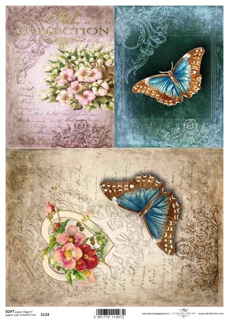 Decoupage paper Soft ITD S0124