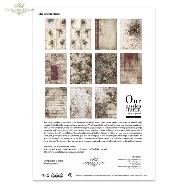 Creative Set RP090 Winter's Tale in red