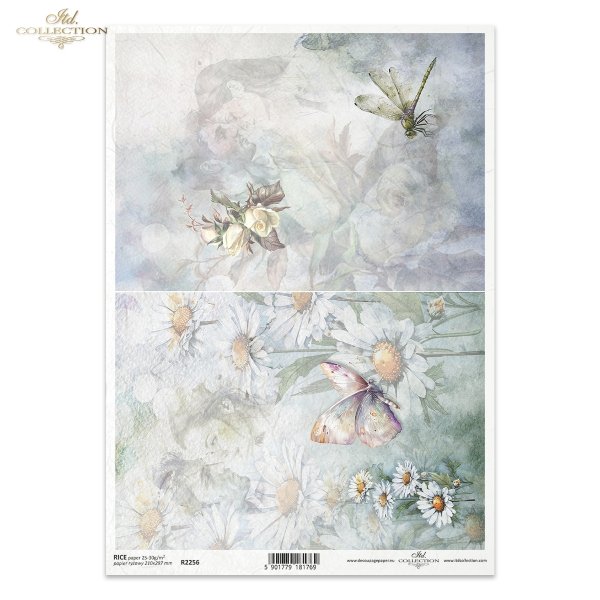 akwarelowe tła, kwiaty, lato, ważka, ważki, motyl, motyle, stokrotka, stokrotki, róża, róże, miłość, zakochane pary, Summer Love Story, watercolour backgrounds, flowers, summer, dragonfly, dragonflies, butterfly, butterflies, daisy, daisies, rose