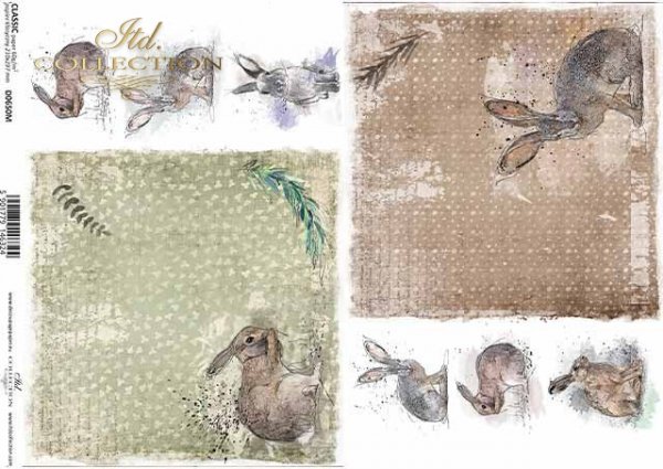 Decoupage paper ITD D0650M