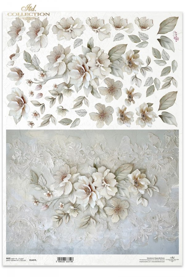 kwiaty 3D 3D flowers 3D-Blumen Flores 3D