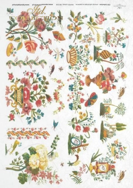 Rice paper R488 - ITD Collection decoupage paper