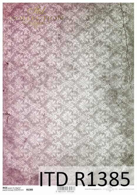 Papier decoupage Vintage, tło, tapeta*Vintage decoupage paper, background, wallpaper