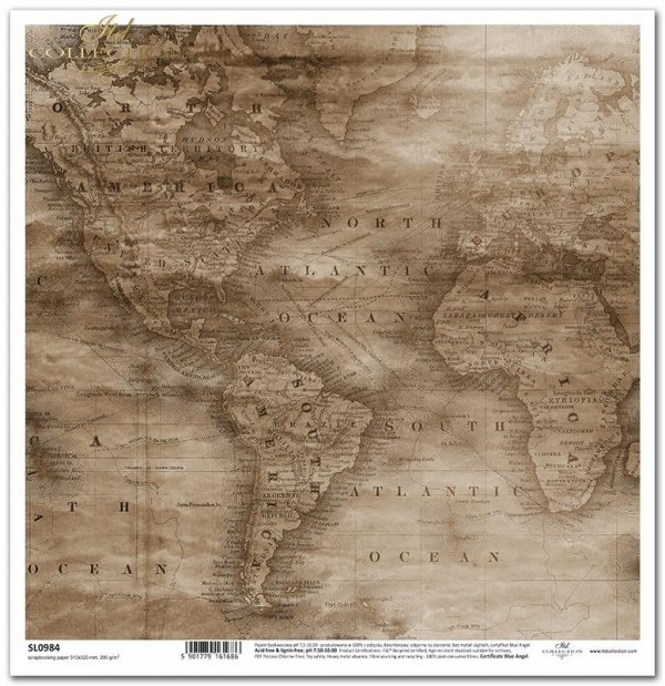 Seria Nautical expedition - morska ekspedycja, mapa, sepia, tapeta, tło