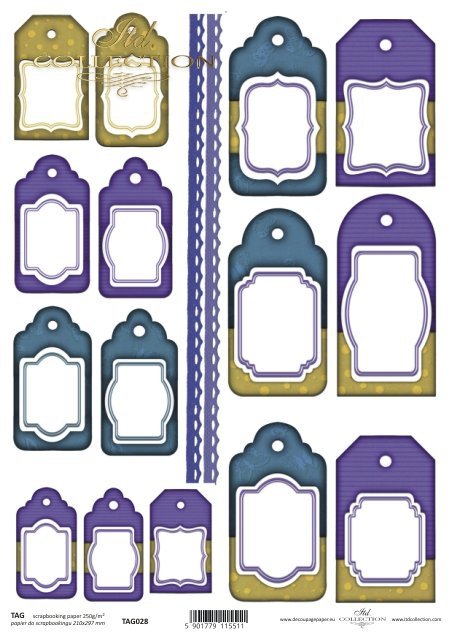 Tags, frames to scrapbooking TAG0028