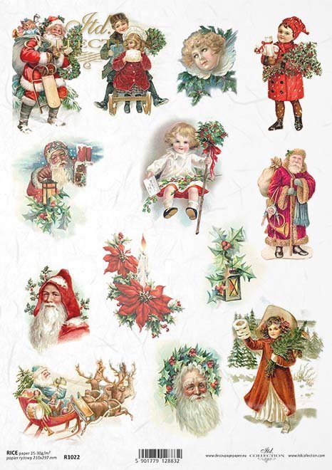 Christmas, winter, Santa Claus, presents, Christmas tree, children, reindeer,