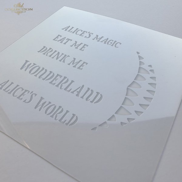 .Stencil scrapbooking decoupage 16x16 cm ST0250A