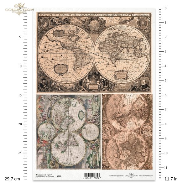 rice paper, papier decoupage ryżowy, papier scrapbooking, szablony, mixmedia, mixed media, folie termoton * ITD Collection