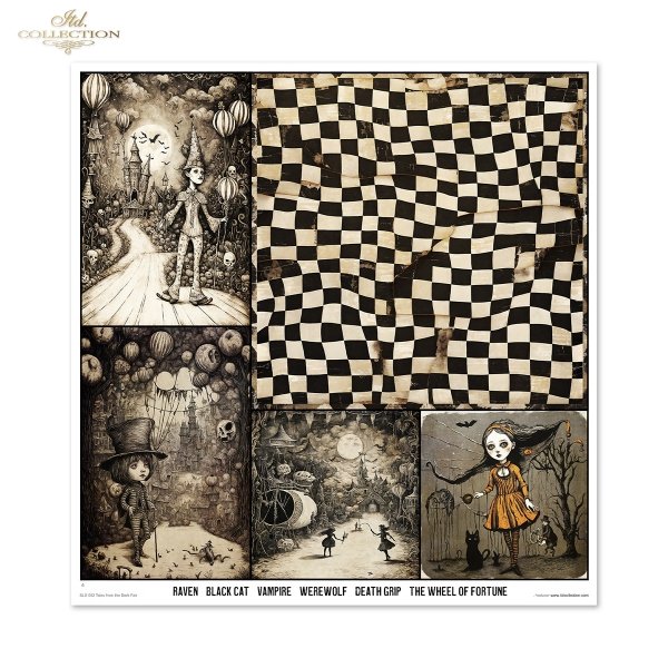 Scrapbooking papers SLS-082 Tales from the Dark Fair