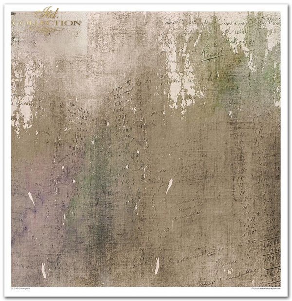 Scrapbooking papers SLS-003 ''Steampunk'''---- DISCOUNTED PRODUCT
