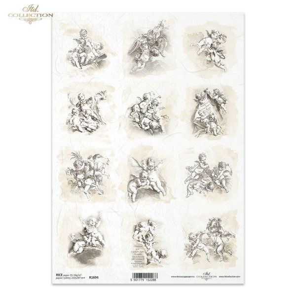 Gabriel Huquier, Pierre Alexandre Aveline, Amor, anioł, aniołek, aniołki, cherubinek, Kupidyn, Putto, Rokokowy cherubinek, Barokowy Kupidyn, sepia, Gabriel Huquier, Pierre Alexandre Aveline, Amor, ángel, querubín, Cupido, Putto, querubín Rococó