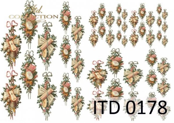 Decoupage paper ITD D0178