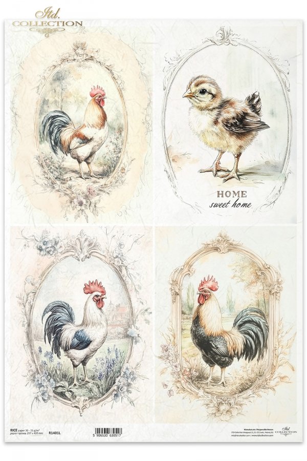 koguty, koguciki, wiejskie zwierzęta, wiosenne klimaty, rustykalny styl*roosters, cockerels, country animals, spring breeding, rustic style*Hähne, Tiere auf dem Lande, Frühjahrsaufzucht, rustikaler Stil*gallos, gallitos, animales de campo, cría primaveral