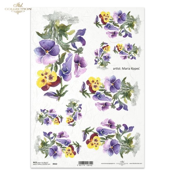 bratek, bratki, kwiat, ogród, łąka, wiosna, autorka grafiki Maria Kopeć, R910, pansy, pansies, flower, garden, meadow, spring, Stiefmütterchen, Blume, Garten, Wiese, Frühling, pensamiento, flor, jardín, prado, primavera