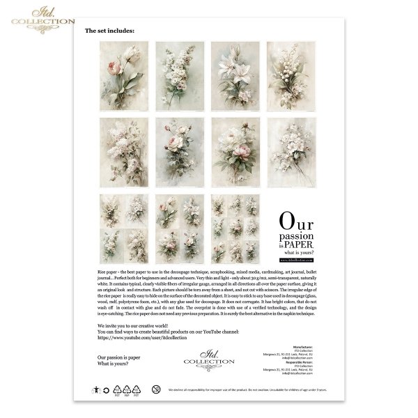 Creative Set RP104 Written in Flowers