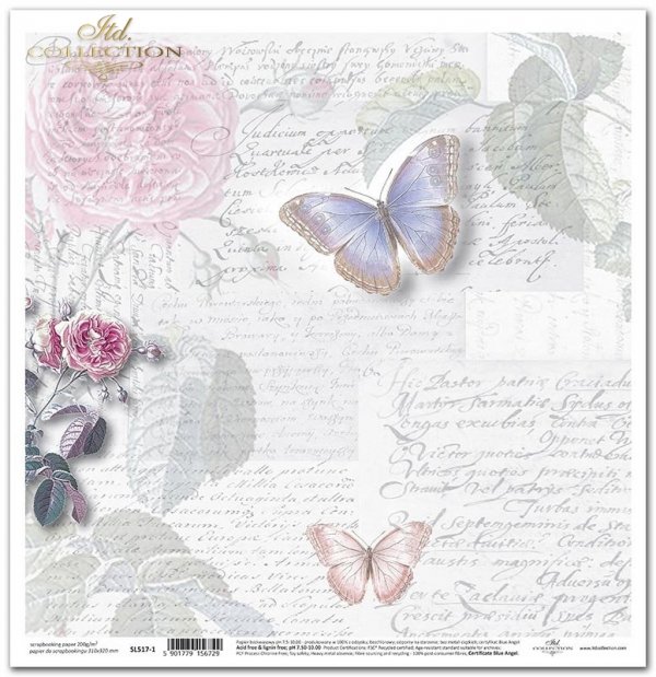 stare litery, ręczne pismo, kilka różnych charakterów ręcznego pisma, kilka listów odręcznie napisanych na wspaniałym tle, z pięknymi kwiatami i motylami