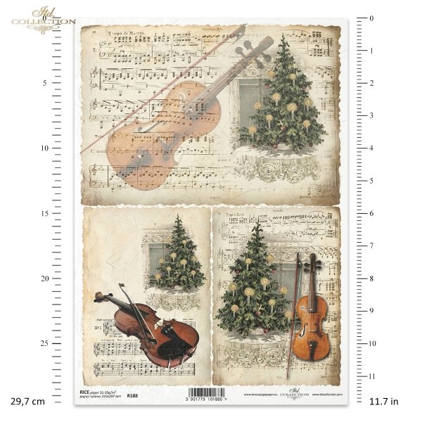 ITD Collection, decoupage, scrapbooking, mixed media, Christmas, 