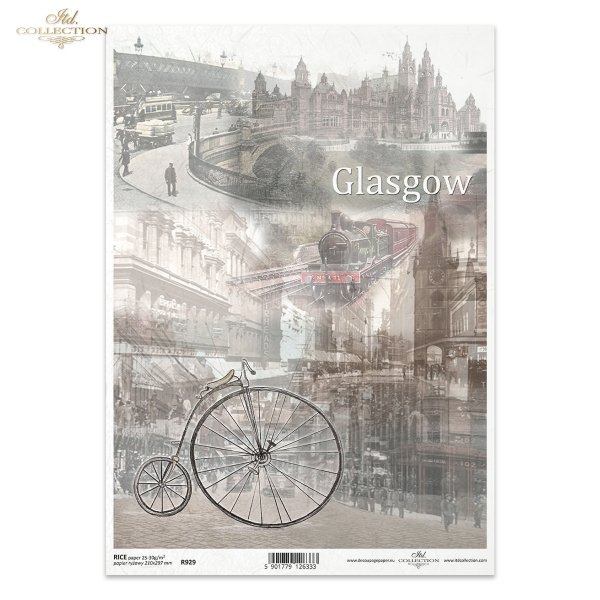 Glasgow, Escocia, Szkocja, Scotland, Schottland, bicykl, rower, architektura miast, zabytek, zabytki, retro, autorka grafiki Magda Stanczew, R929, bicycle, city architecture, monument, monuments, Fahrrad, Stadtarchitektur, Denkmal, Denkmäler, bicicleta, a