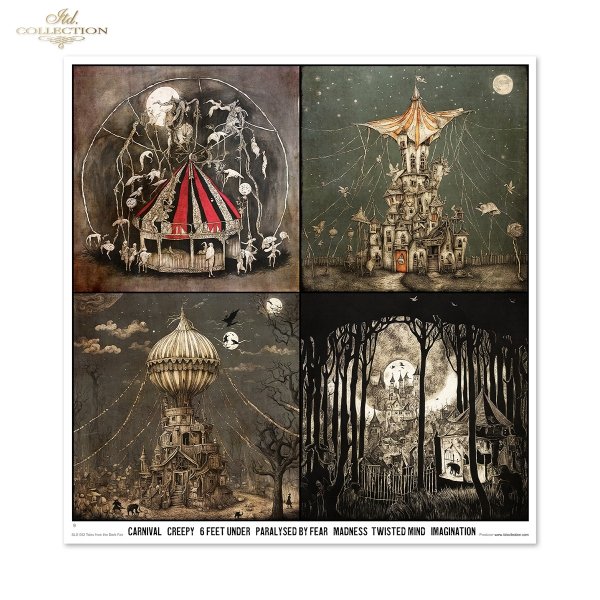 Scrapbooking papers SLS-082 Tales from the Dark Fair