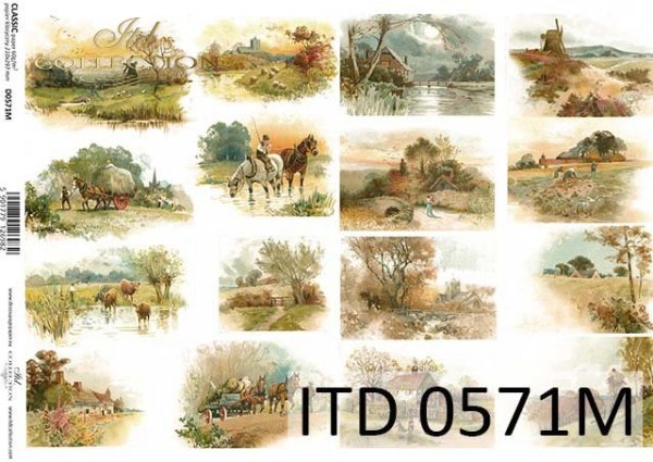 Papier wielkanocny do decoupage*Paper for decoupage Easter