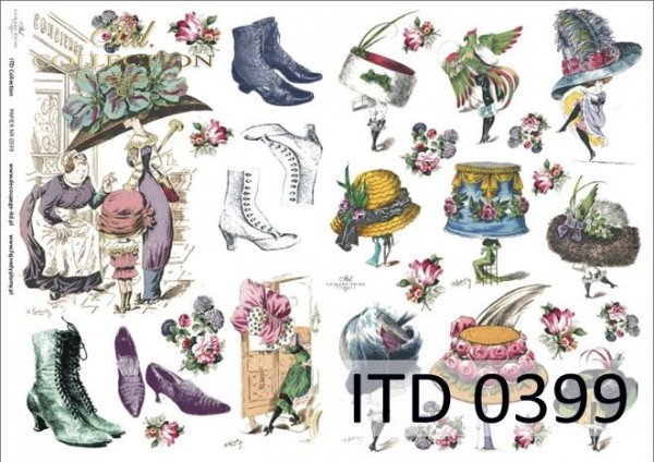papel decoupage clásico D0399M