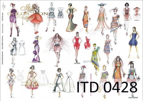 papel decoupage clásico D0428M
