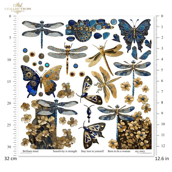 Papeles Scrapbooking SLS-077 Inspired by Klimt