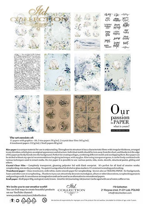 Conjunto Creativo MS011 - The world of ice porcelain