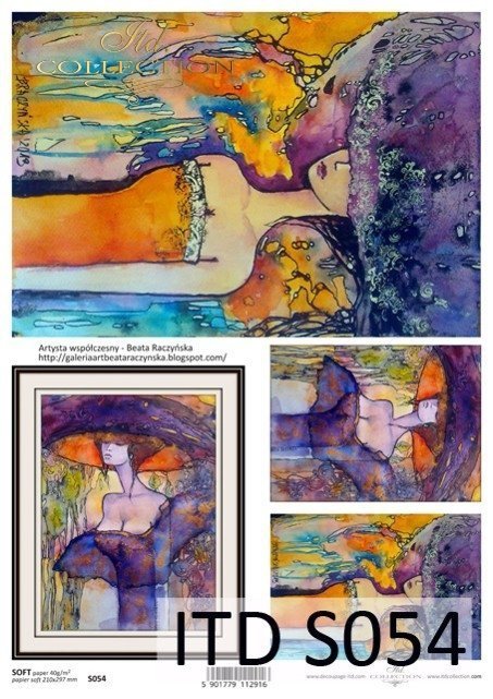 Papel Decoupage Soft S0054