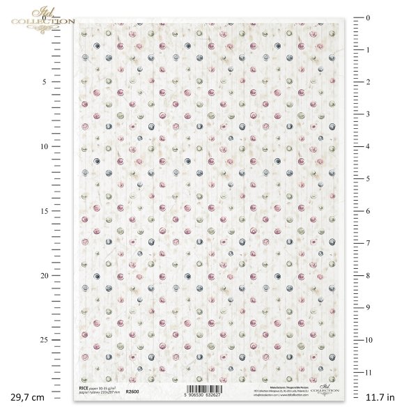 Papel de arroz para decoupage R2600