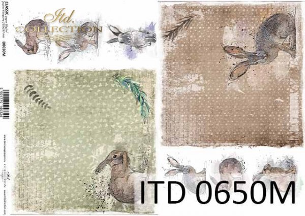 papel decoupage clásico D0650M