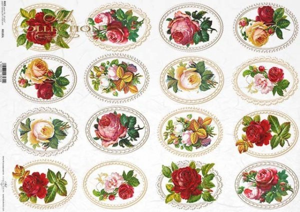 decoraciones decoupage de papel de arroz, marco*Reispapier Decoupage Dekore, Rahmen*декоративные декоры для рисованной бумаги, рама