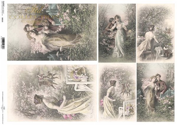 papel decoupage clásico D0510M
