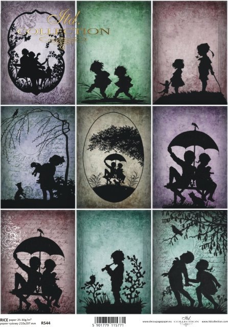 decoupage, rice paper, papier ryżowy decoupage, papier scrapbooking, szablony, mixmedia, mixed media, folie termoton, ITD Collection