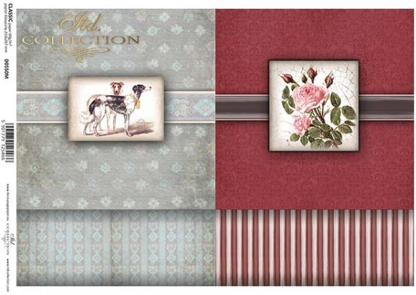 papel decoupage clásico D0550M