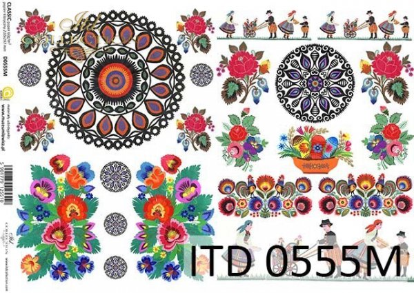 papel decoupage clásico D0555M