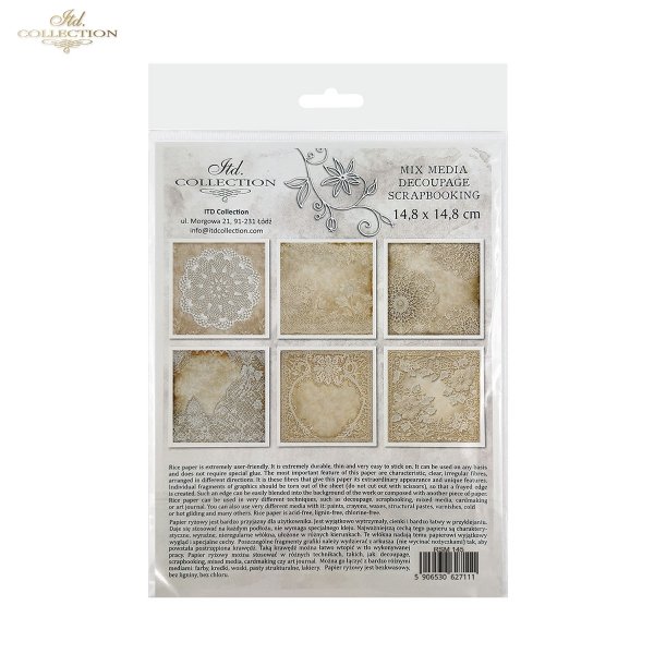 conjunto de papeles de arroz RSM145