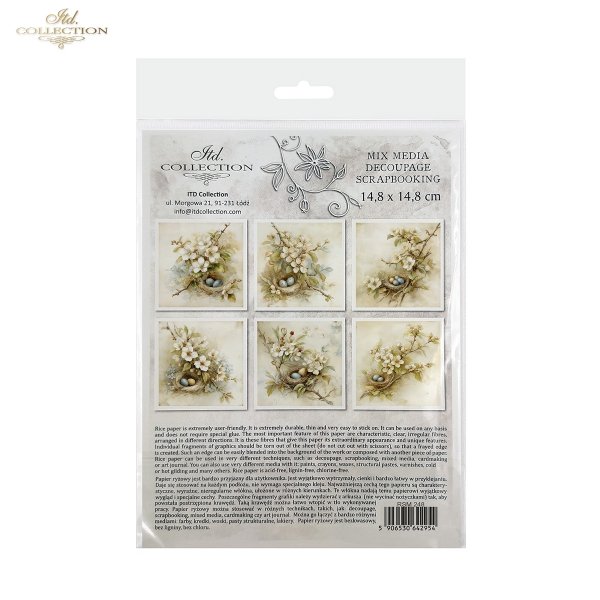 conjunto de papeles de arroz RSM248