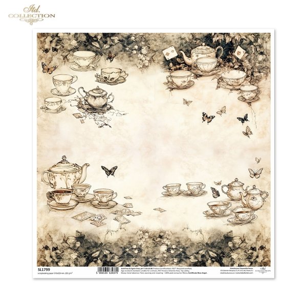 zastawa stołowa, filiżanki, dzbanek, motyle, vintage*tableware, cups, jug, butterflies, vintage