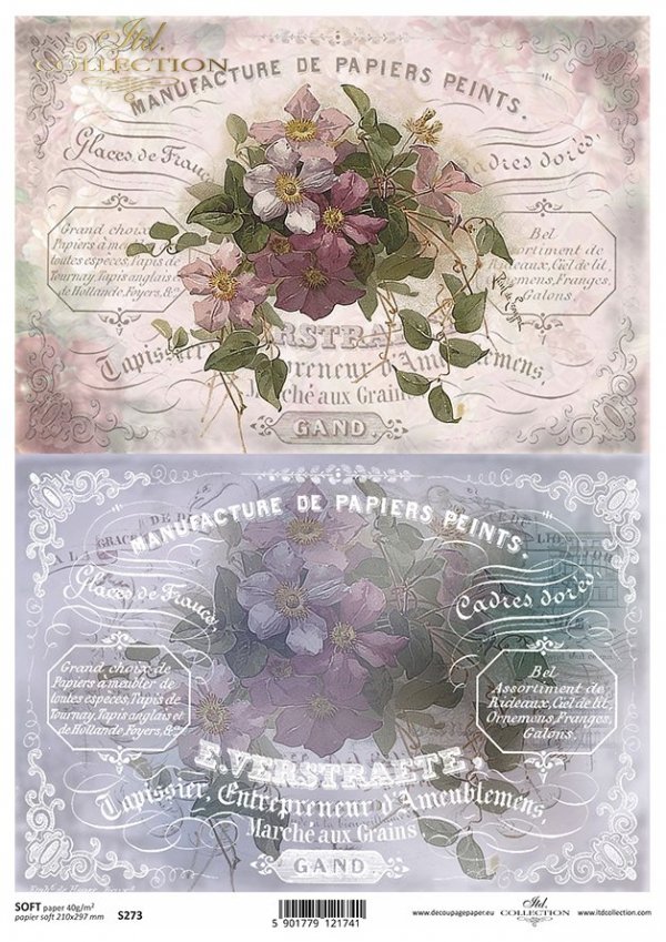Papel Decoupage Soft S0273