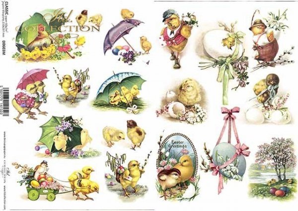 papel decoupage clásico D0603M