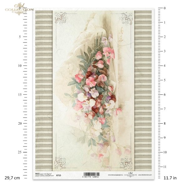 vintage, retro, kwiat, groszek kwitnący, ogród, bukiet, dekor, ornament, paski, R715, flower, flowering pea, garden, bouquet, decor, ornament, stripes, Blume, blühende Erbse, Garten, Strauß, Dekor, Ornament, Streifen, flor, guisante en flor, jardín, ramo,